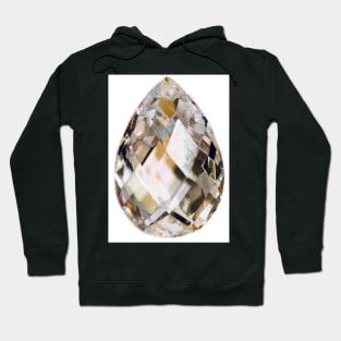 Crystal tear drop Hoodie